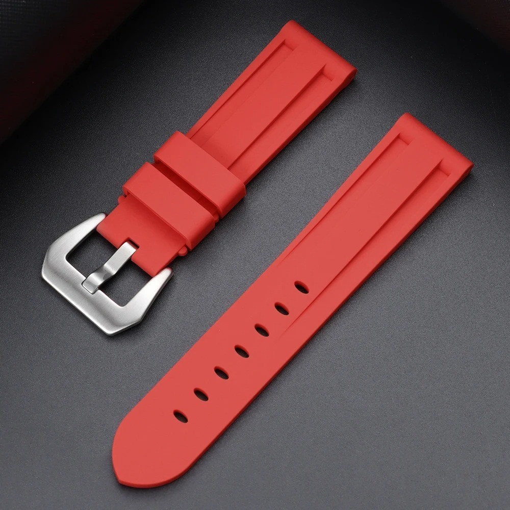 Universal Silicone Watch Band 18-24mm Quick Release Sport Replacement Strap