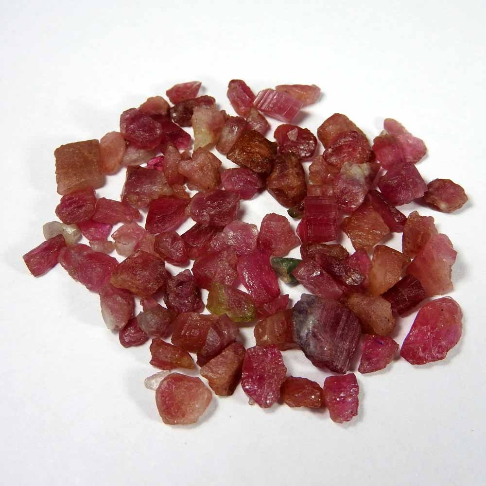 77.30Cts100%Natural Pink Tourmaline Small Rough lot Loose Gemstone