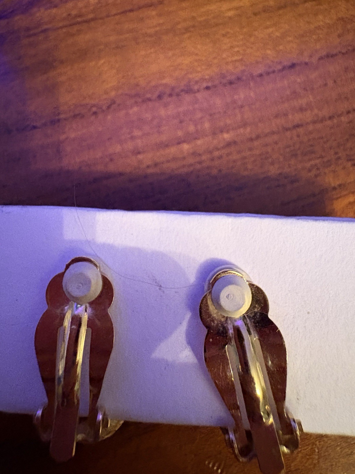 Vintage Faux Pearl Clip-On Earrings