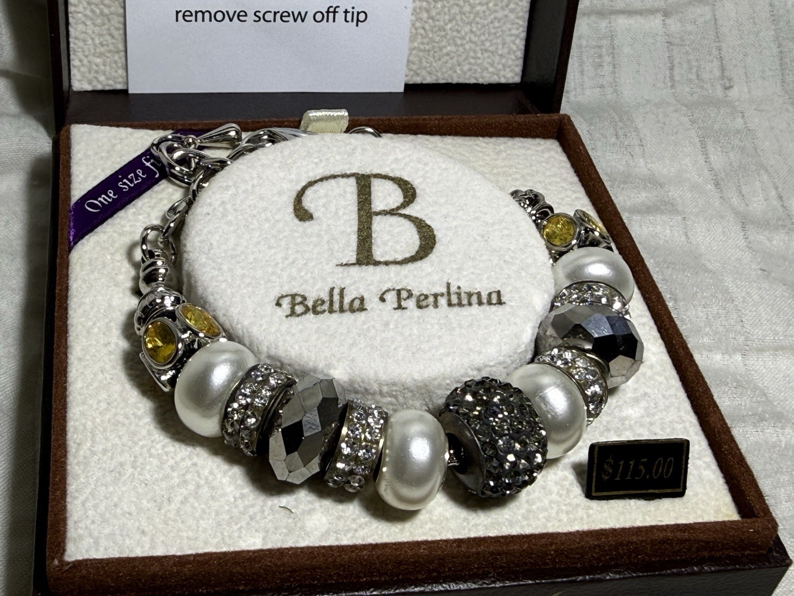 bella perlina charm bracelet