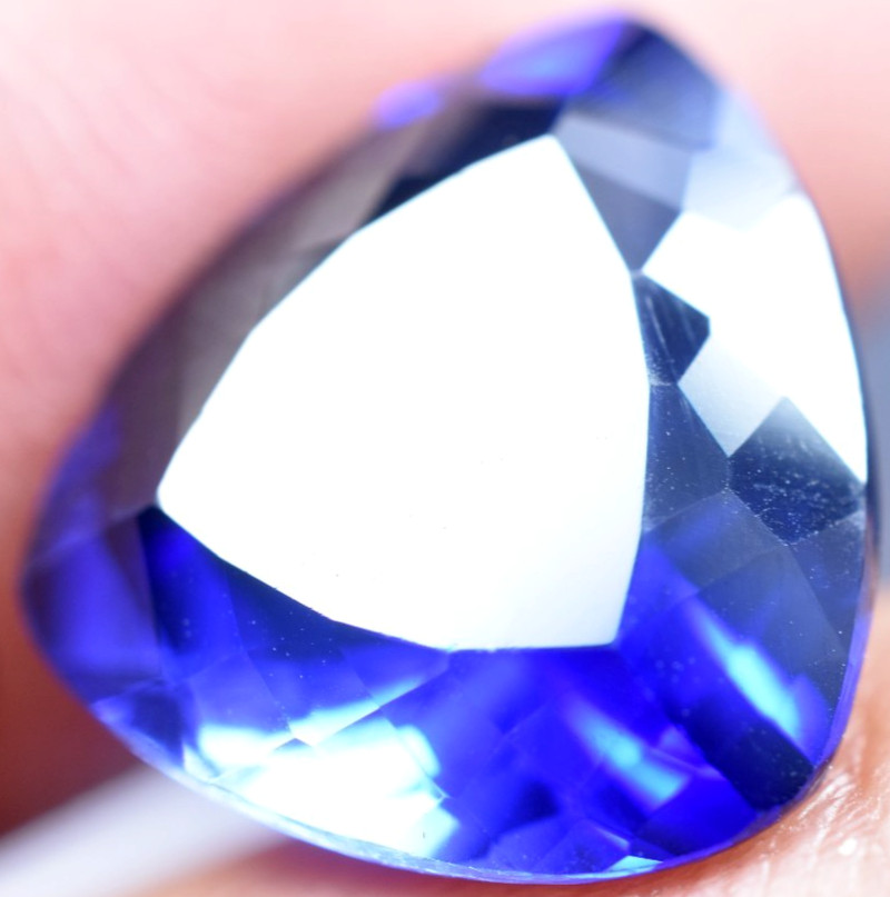 Extremely Rare & Flawless 9.00 CT Natural Benitoite GGL Certified Loose Gemstone