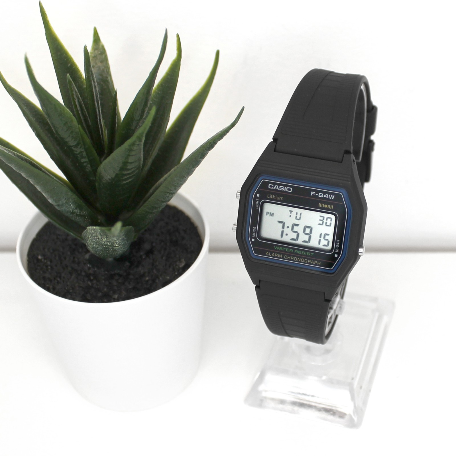Genuine Casio F-84W-1QJH Black Digital Watch: JDM from Japan, New, UK Stock