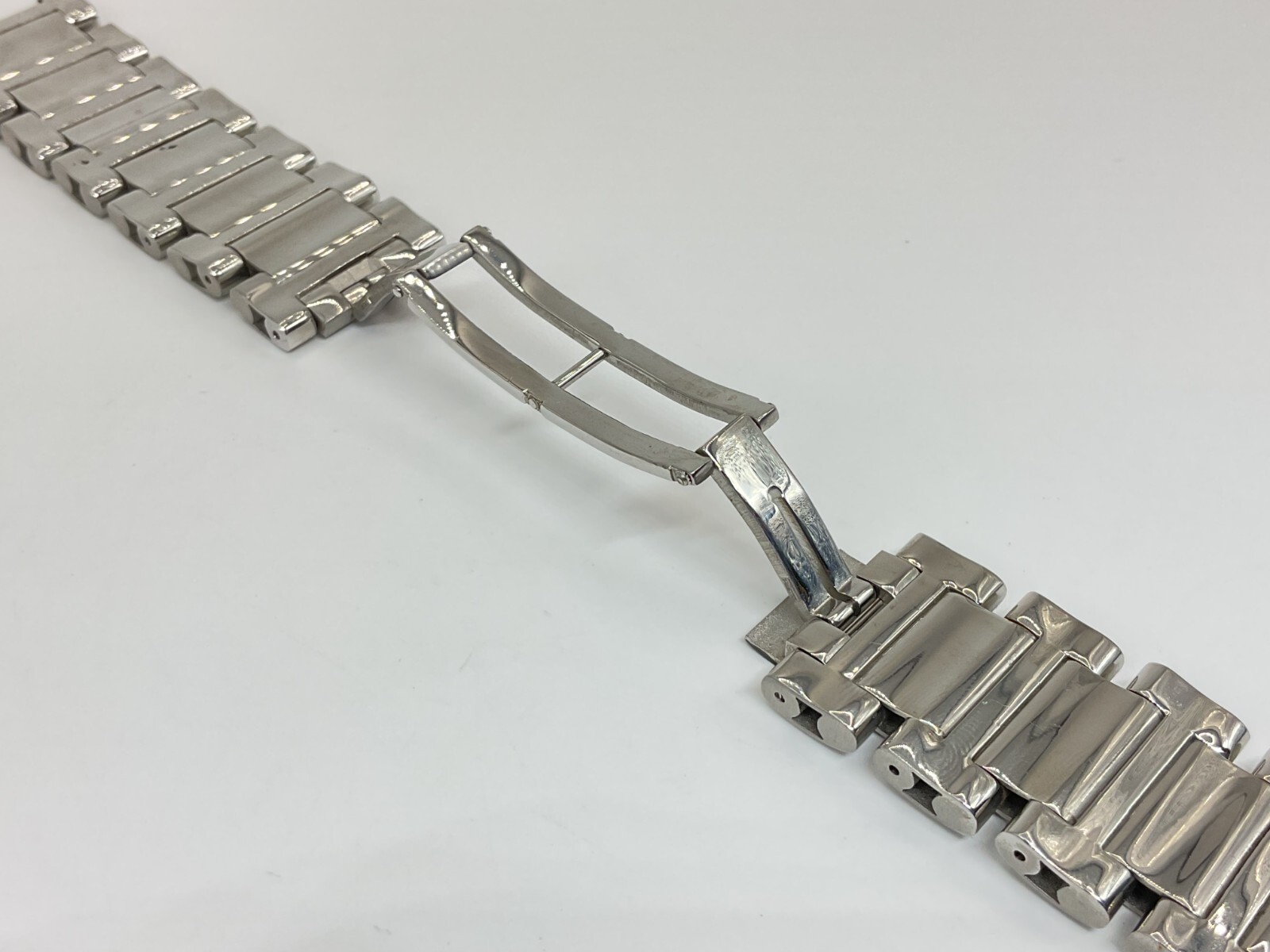 TOP QUALITY 22MM SOLID S/S BAND BRACELET FOR MONTBLANC TIMEWALKER 43MM 116096