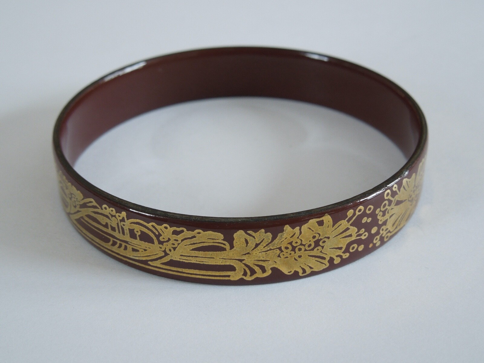 Marlene Vintage Enamel Bangle 31.6 G/Ø 6.6 Cm/Width 1.3 Cm