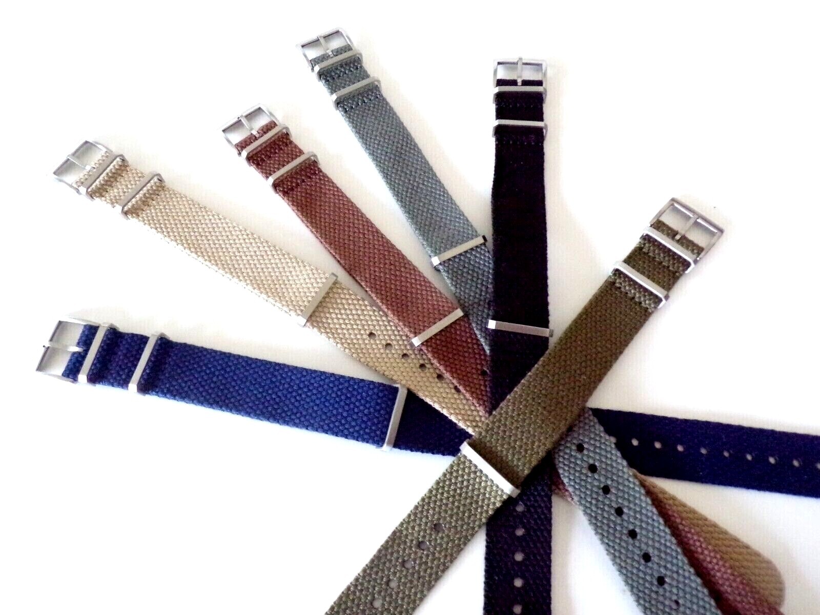 HEMP strap Cotton nylon ECO friendly Vegan military Soft NATO G10 watch band USA