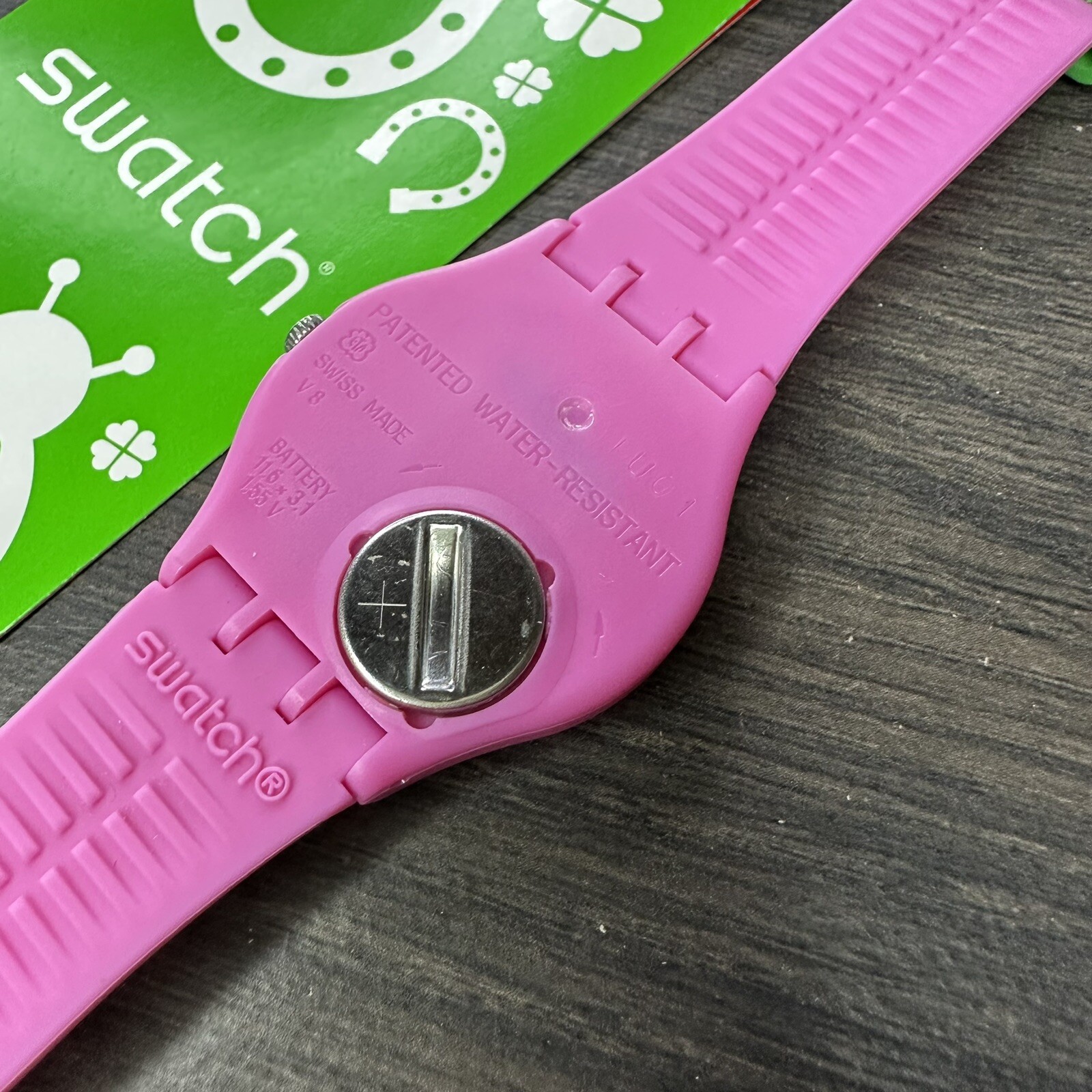 NEW✅LIMITED✅ Swatch Originals Flowerfull Get Lucky Pink Women Watch 34mm GP147