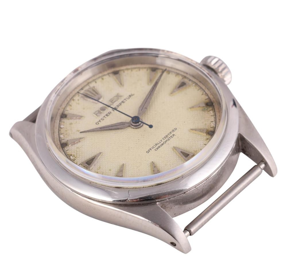Rolex Big bubbleback Chronometer 1953 Oyster Perpetual 6284 honey comb 7205 Band