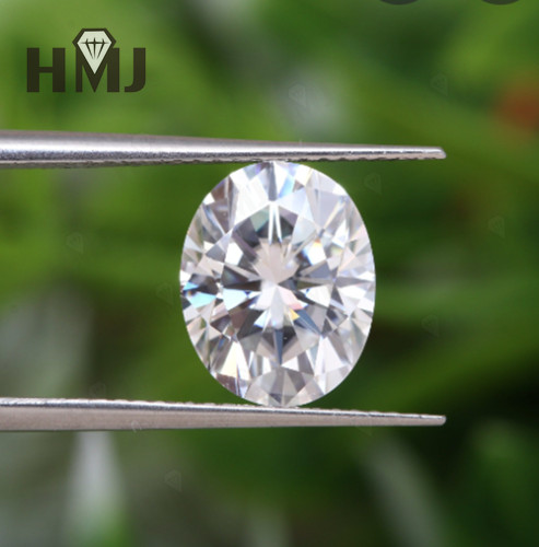 Oval Cut 0.1- 8CT Moissanite Loose Stones GRA Certificated Lab Grown Moissanite