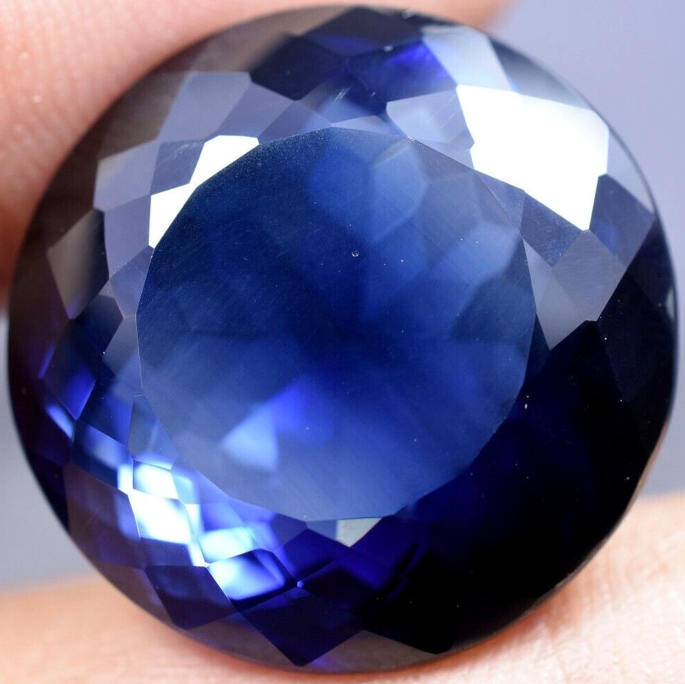 Natural 40.55 Ct GIGANTIC Royal Blue Sapphire GGL Certified Loose Gemstone