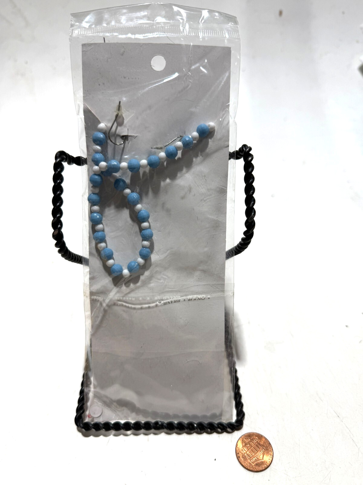 Hello Kitty Beaded Necklace W/ Earrings Kawaii
