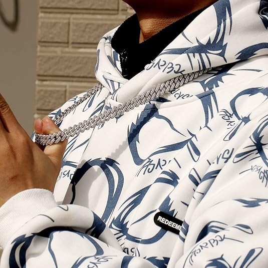 Men’s Heavy Iced CZ Out Miami Cuban Link Chain With Gold Plated Stainless Steel