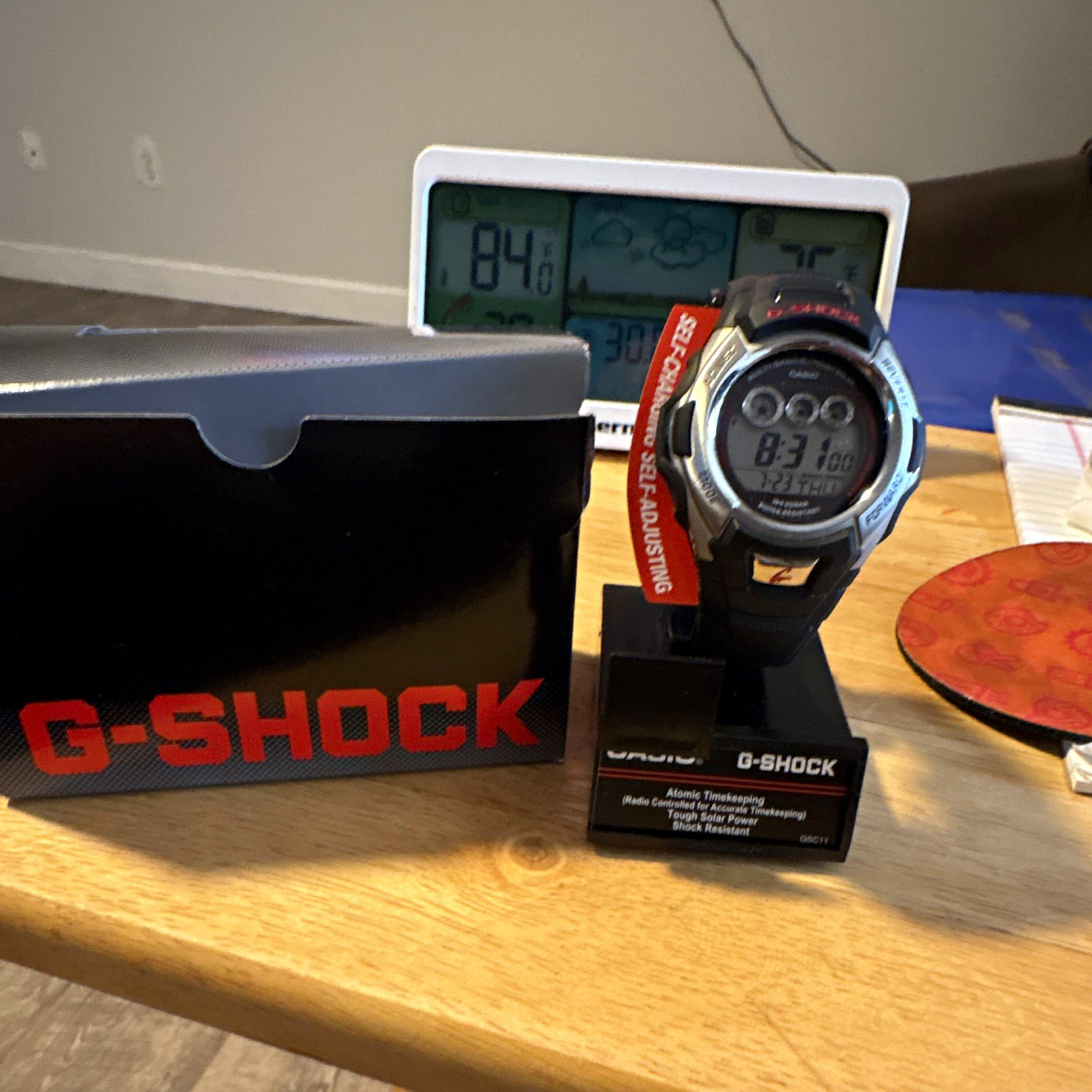 Casio G-SHOCK Men’s Digital Tough Solar 200m Black Resin Strap w/ Box