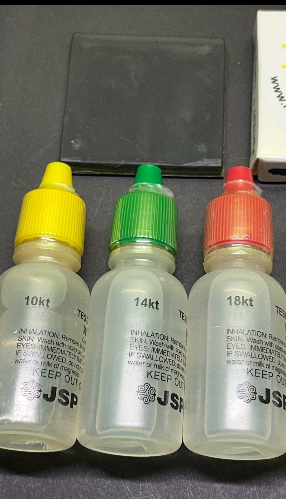 “JSP Gold Test Acid” 10K 14K 18K Kit Scratch Tester Stone Jewelry Test Detect