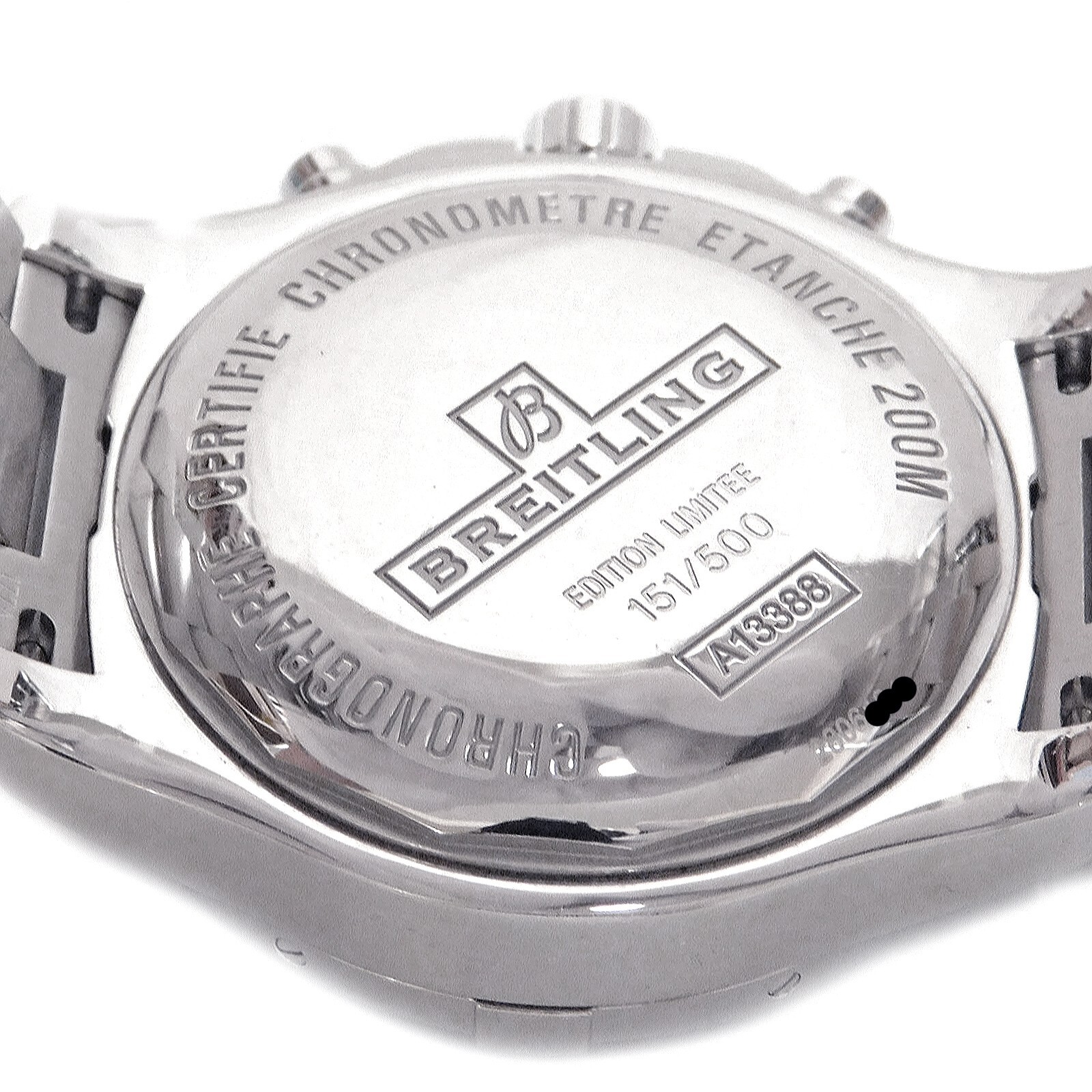 BREITLING Colt Chronograph A13388 S. Steel Automatic Men’s Watch #W405 Rise-on