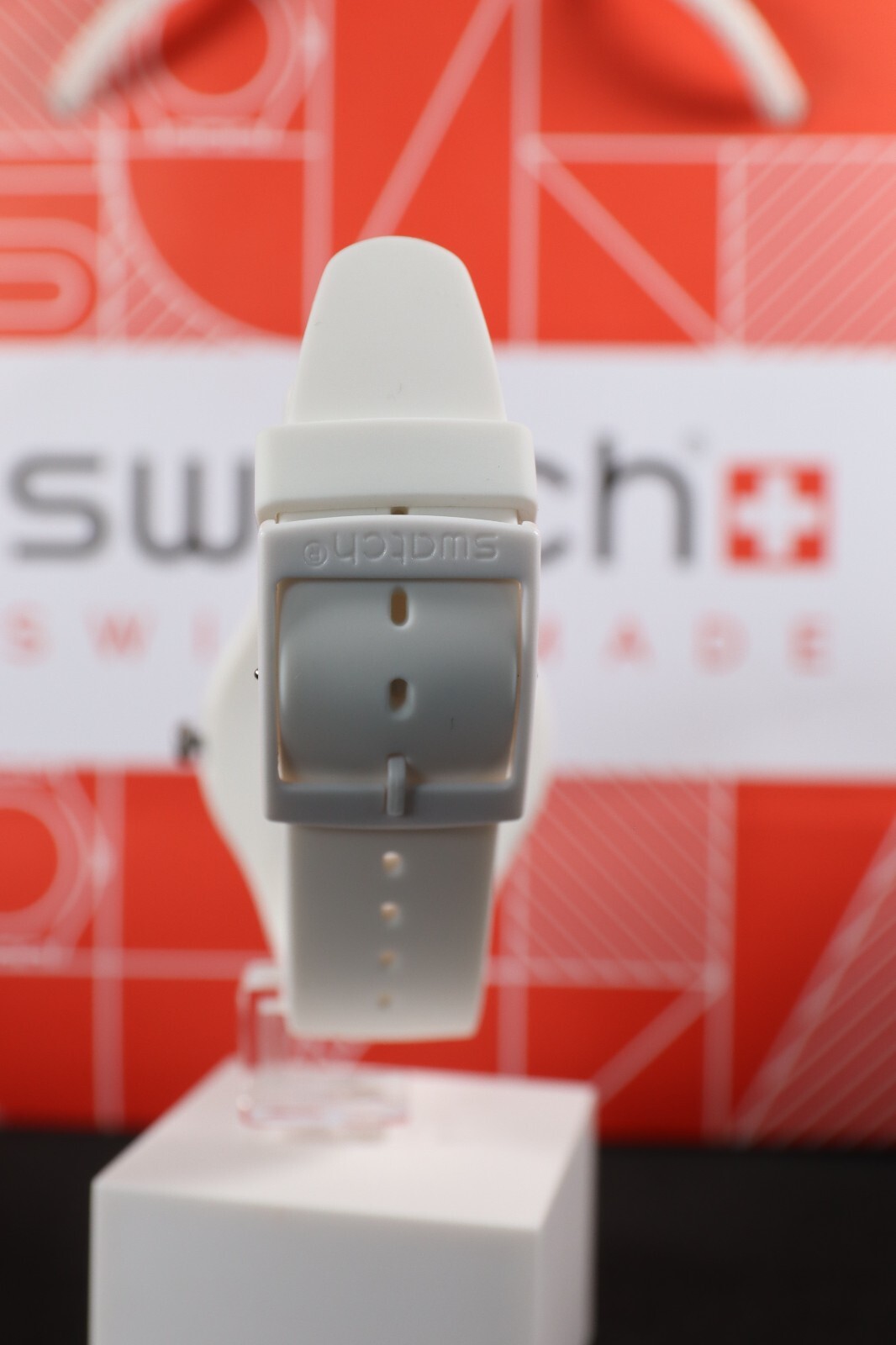 SWATCH SWISS MADE, MODEL MULTI COLLAGE, SUOW132 NEW WHITE DIAL QUARTZ UNISEX