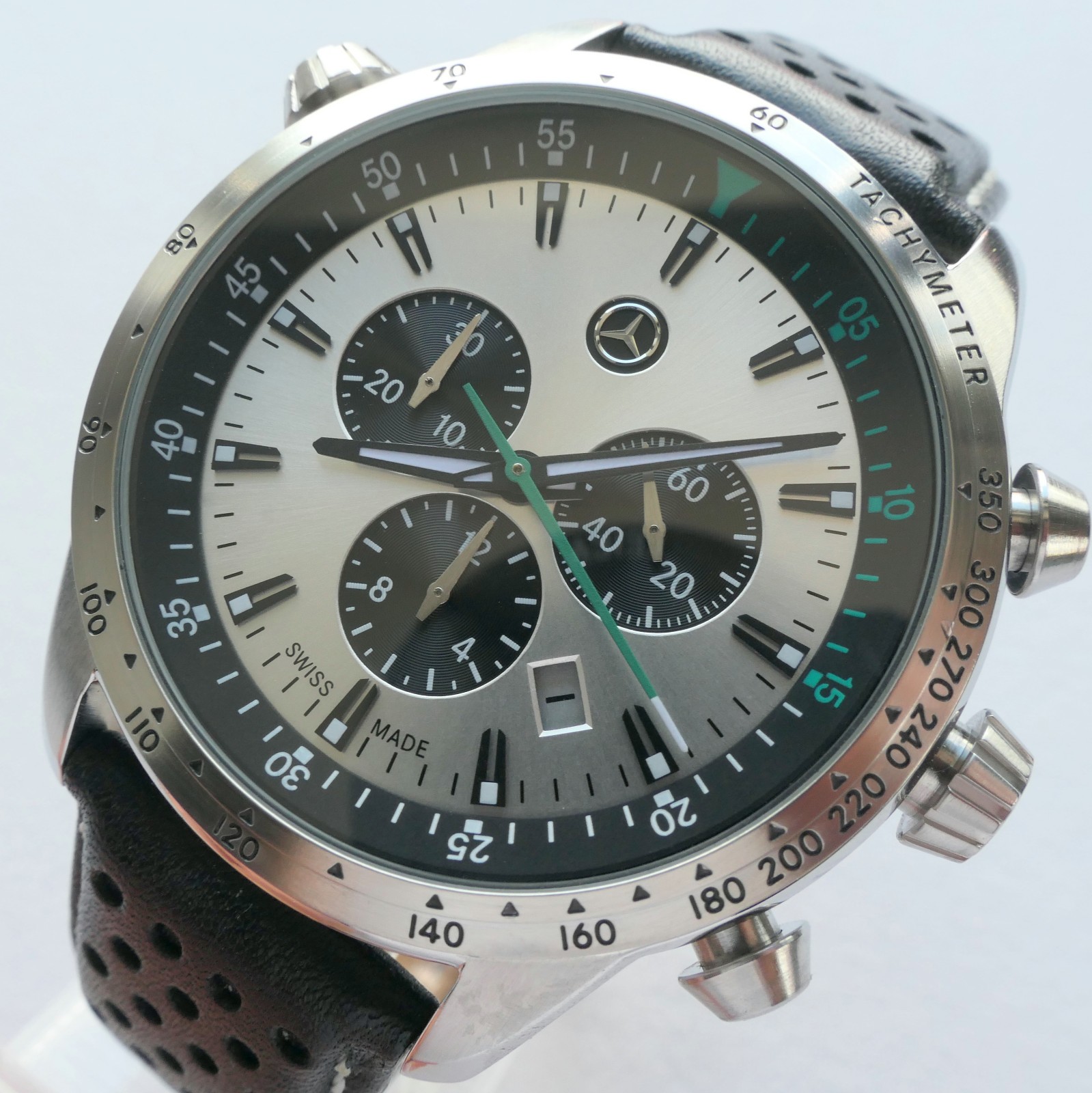 Mercedes Benz AMG DTM Motorsport Petronas Racing Car Accessory Chronograph Watch