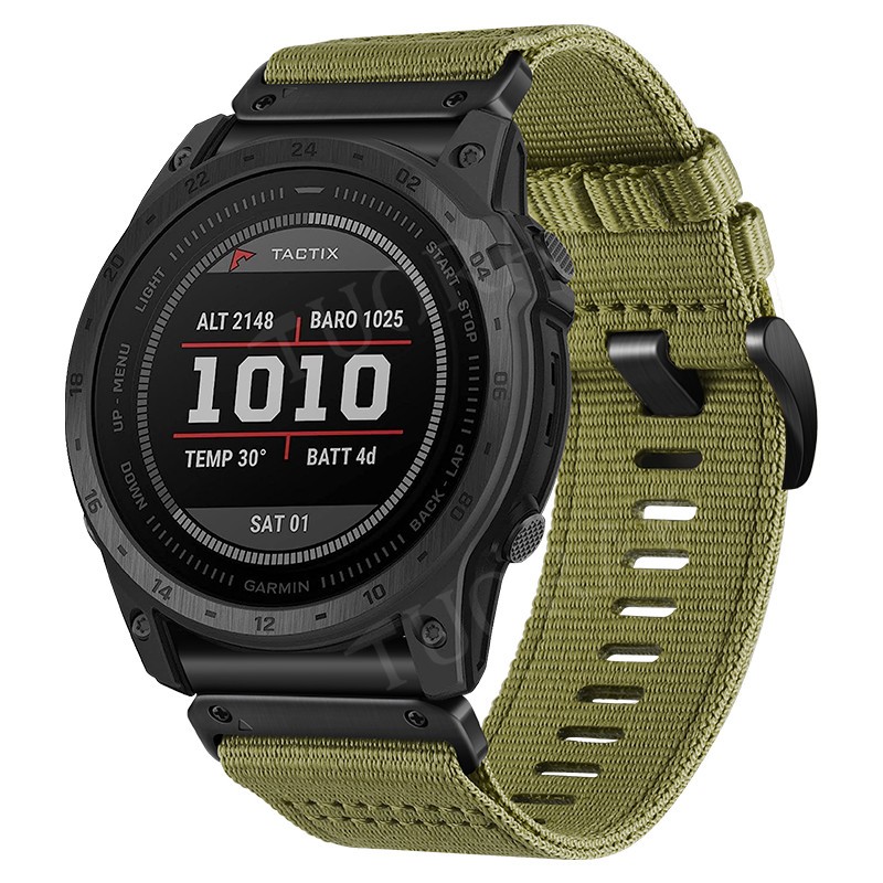 Nylon Band For Garmin Fenix 8 E 7 7X 6 6X 5 5X 3 HR Approach S62 S60 Watch Strap