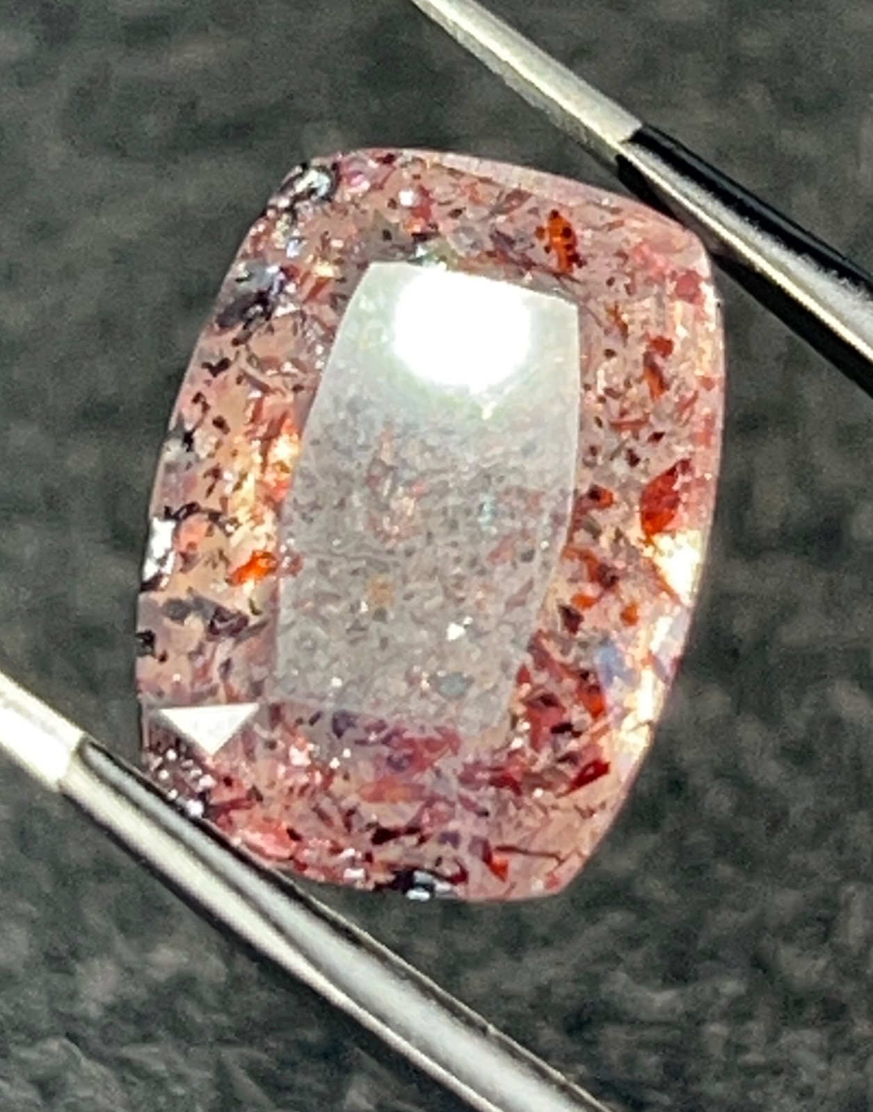 IPAS-1 Natural Lepidocrocite 6.60ct 15x11x6mm Rectangular Cushion Cut