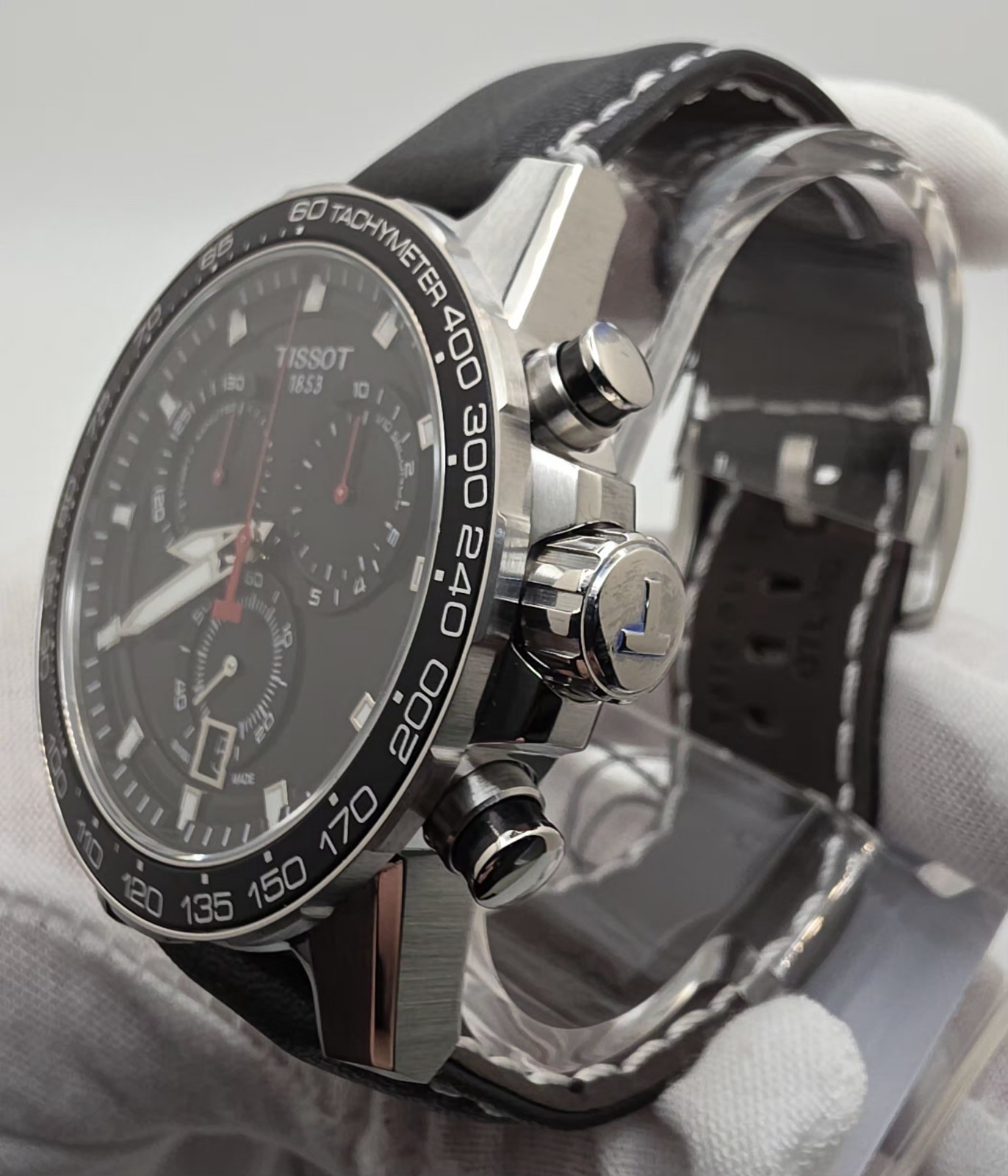 TISSOT Supersport Chrono T125.617.16.051.00 Quartz Black Dial Men’s Watch 45.5mm