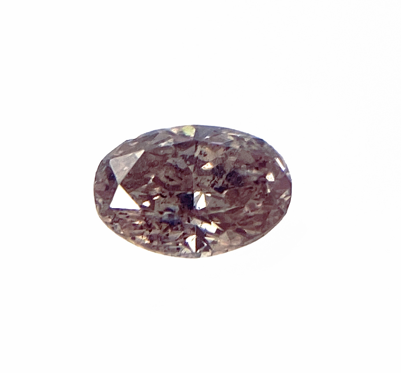 Natural Fancy Brown Salt & Pepper Diamond 0.15ct Oval Brilliant 4.2 x 3mm