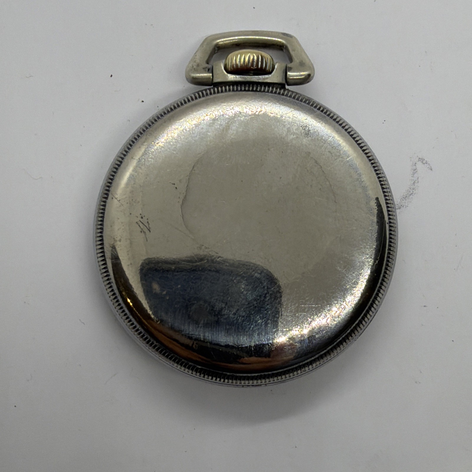 Waltham 16s Vanguard 23J Damaskeened Mint Dial Railroad Pocket Watch Runs Good