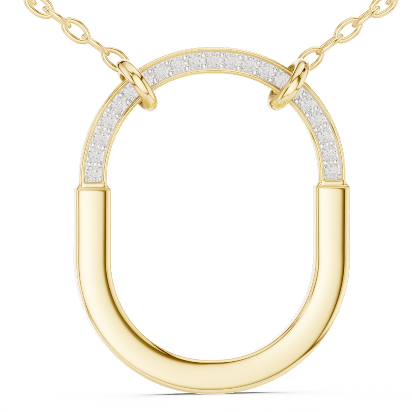 Certified Natural 21 Pc Diamond Bridal Proposal Pendant 14K Gold Over