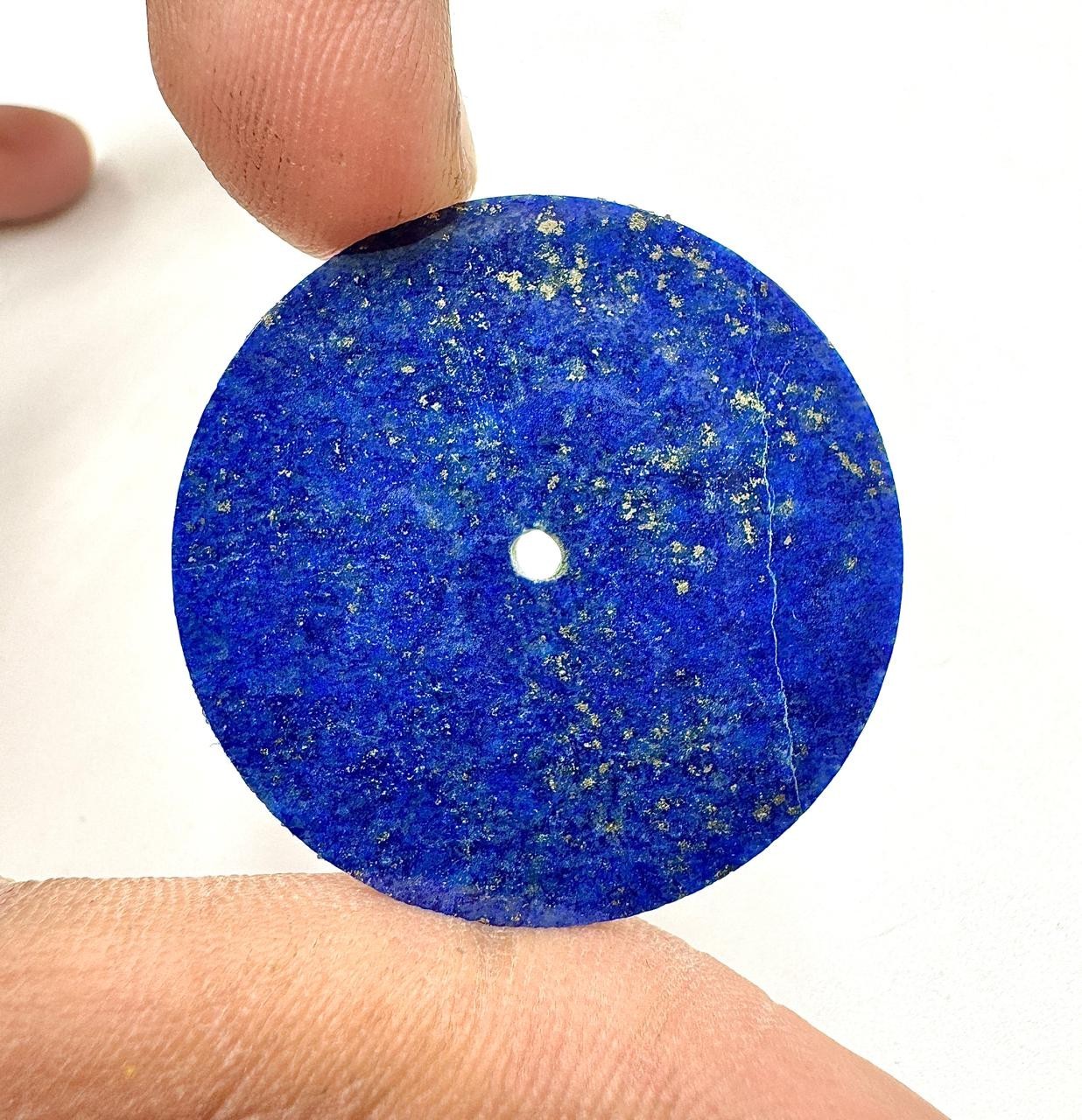 Lapis lazuli Watch Dial 33 mm Gemstone Flat Disc For Making Watch GMC-603