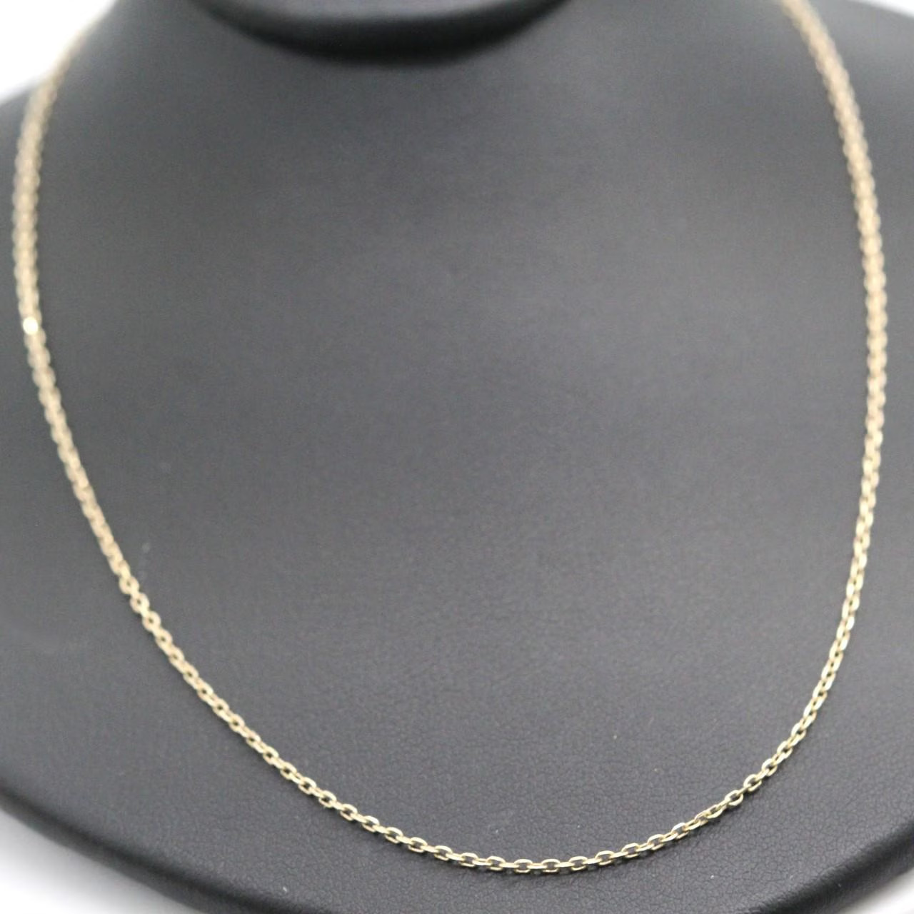 10k Yellow Gold O-link Chain Necklace 18 inches