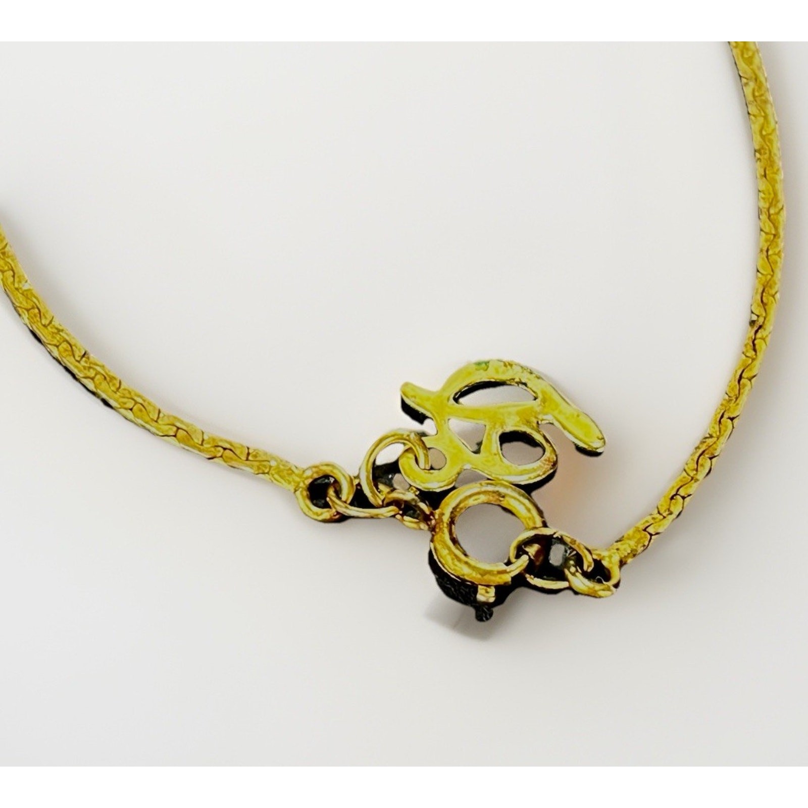 Puffy 14K Yellow Gold Plated Filigree Heart Pendant on 12K GF Chain Necklace