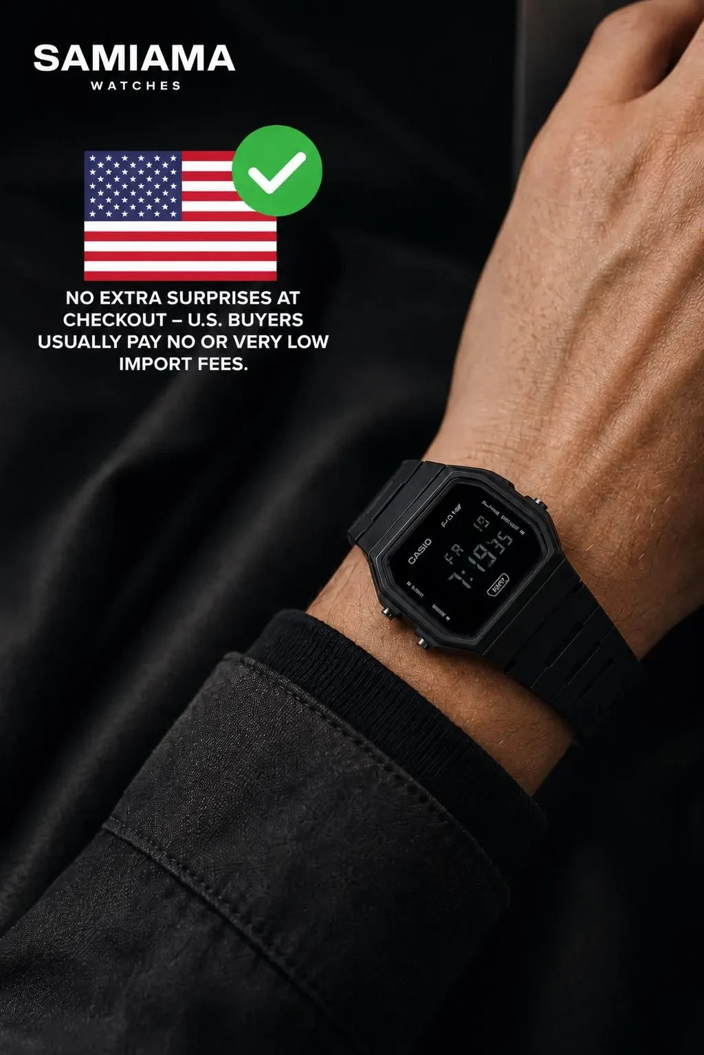 Monaco F1 Grand Prix – Modified Casio F-91W – Custom with Racing-Inspired Strap