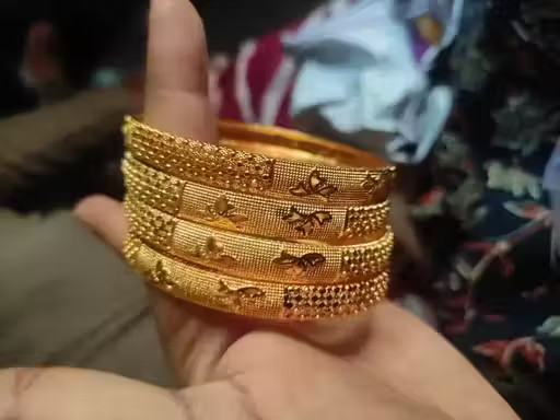 Indian Traditional Bollywood Gold plated Bangles Ethnic Bangle Sets for women