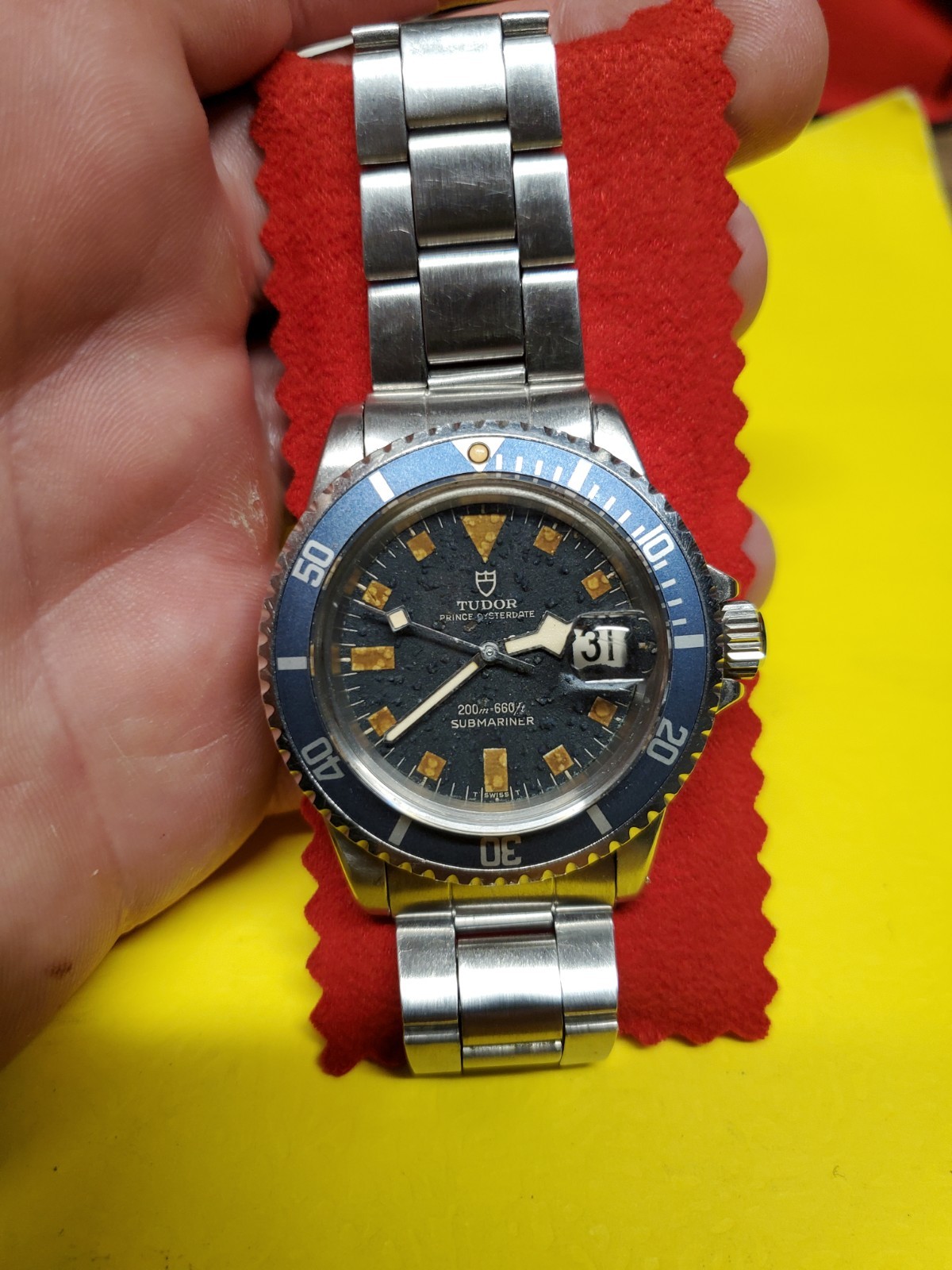 TUDOR Submariner 9411/0 Swiss Automatic Watch 39mm Snowflake Cal. ETA2784