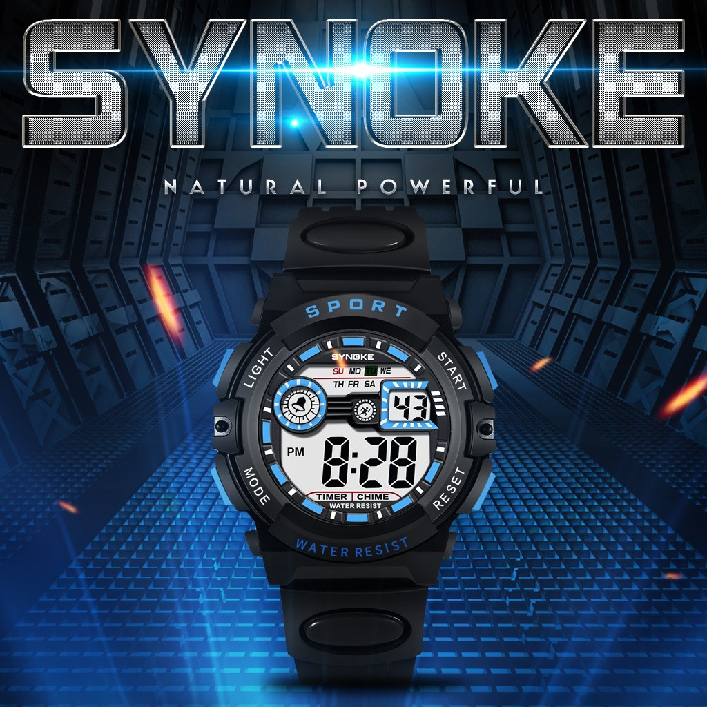 Boys Digital Watch Waterproof Sports LED Watches with Alarm Kids Wrist Watches