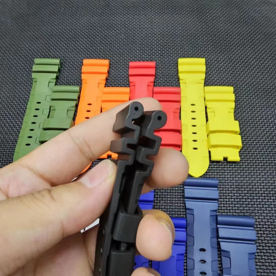 22 24mm 26mm FKM Rubber Watch Band Strap Fits Panerai Luminor Submersible Marina