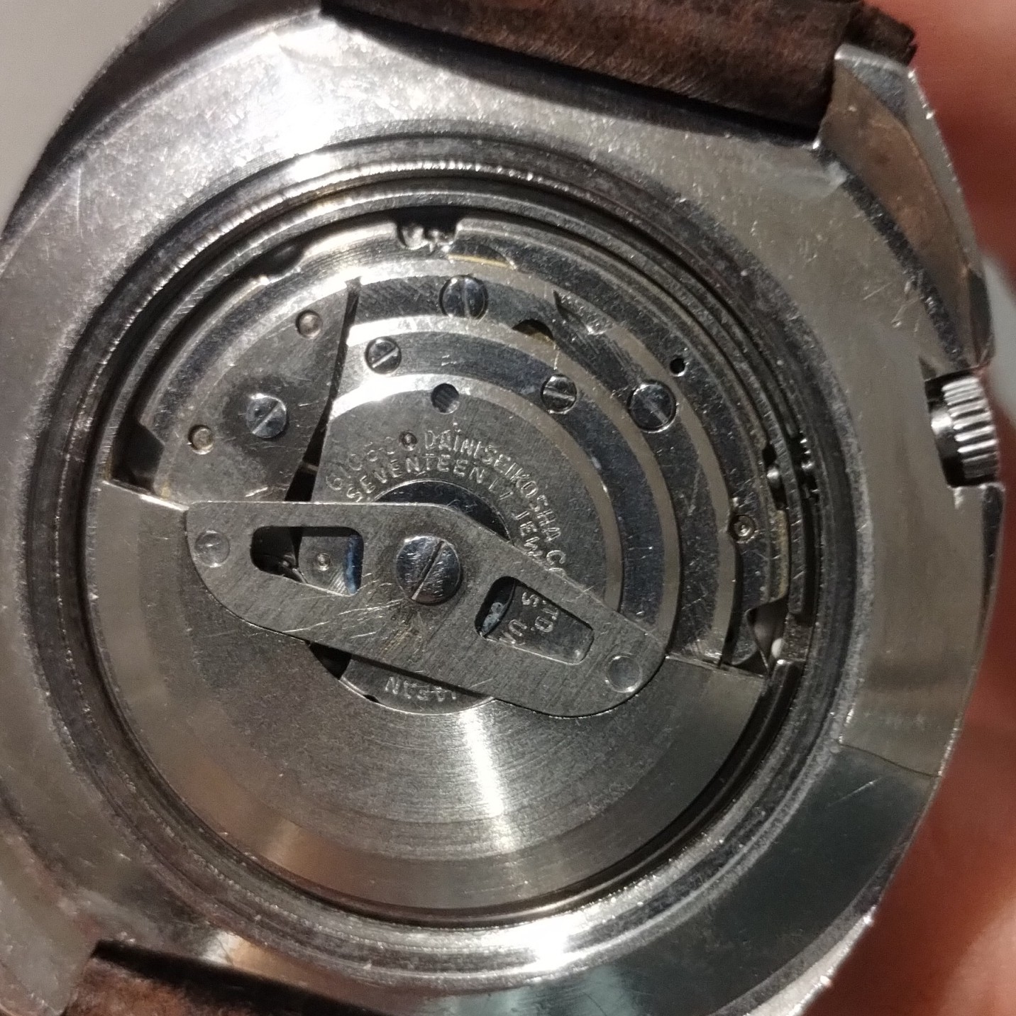 Vintage Seiko 6106-7117 Rally Diver Automatic Men’s Wristwatch Silver Dial