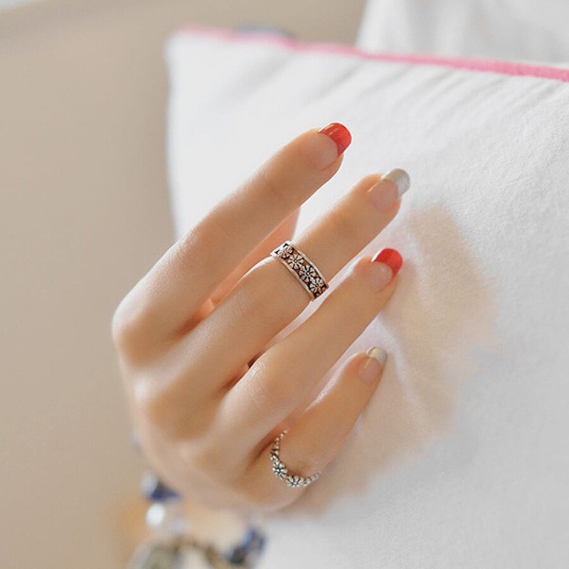 24Pcs/Set Toe Rings Women Boho Retro Open Toes Rings Summer Beach Foot Jewelry