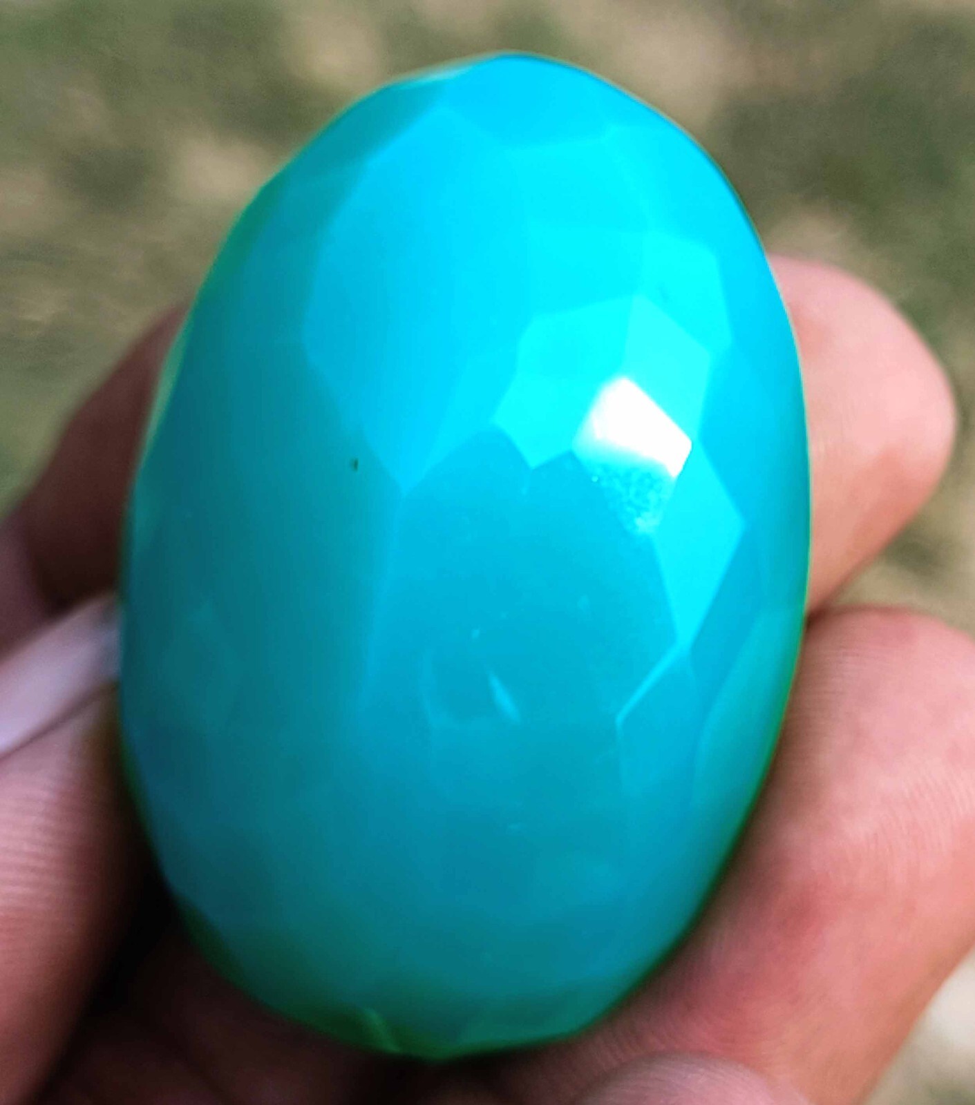 RAREST PIECE GREEN OPAL 168 CT EGL CERTIFIED UNTREATED OVAL CUT LOOSE GEMSTONE