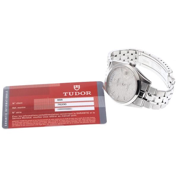 Tudor Prince Date 76200 36mm SS Silver Dial Automatic Day-Date Watch #C6554