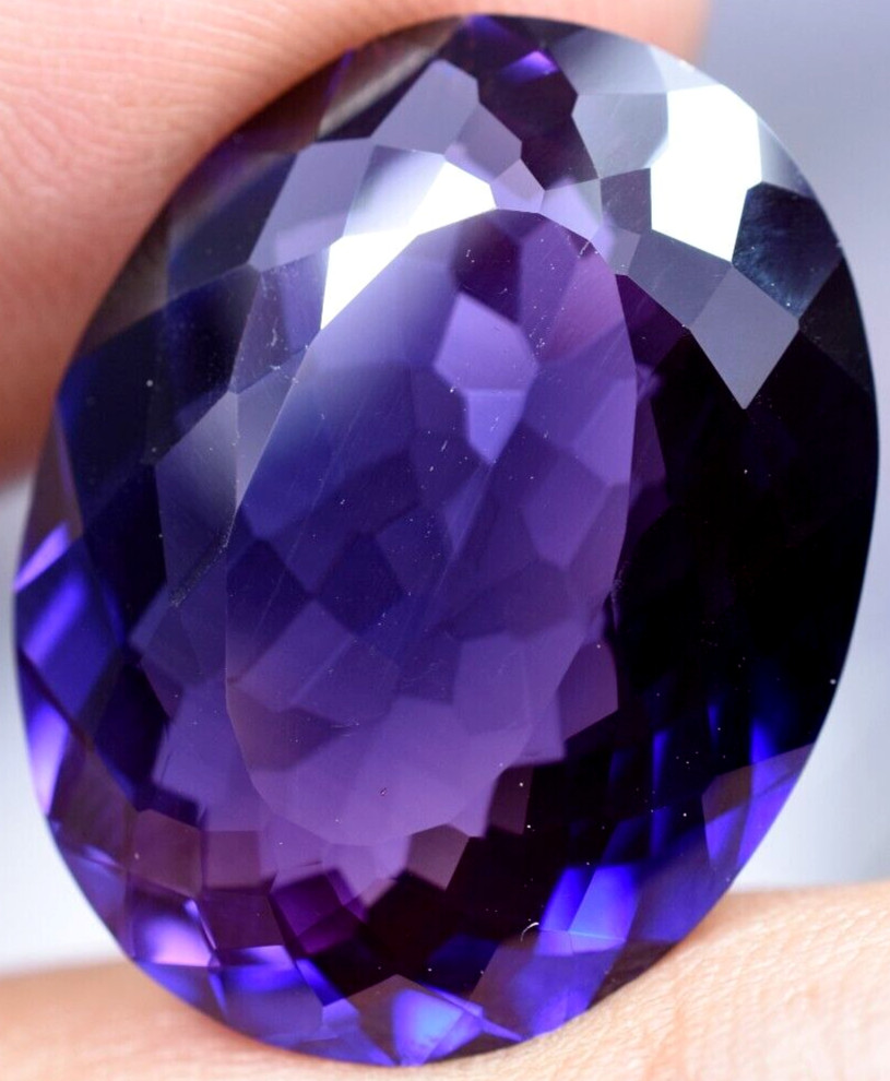 Natural 32.40 Ct Boysenberry Sapphire GGL Certified fabulous Loose Gemstone