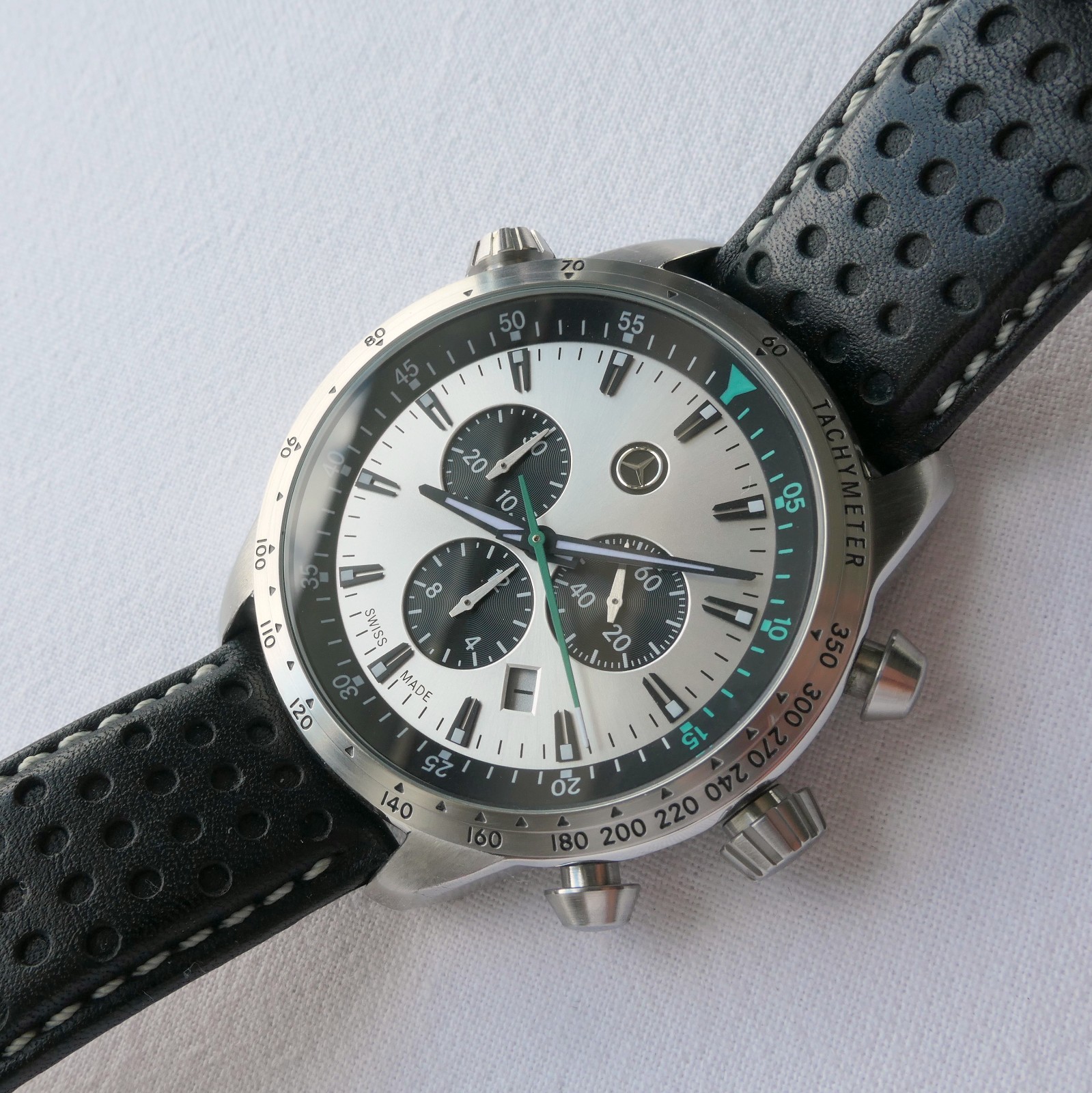 Mercedes Benz AMG DTM Motorsport Petronas Racing Car Accessory Chronograph Watch