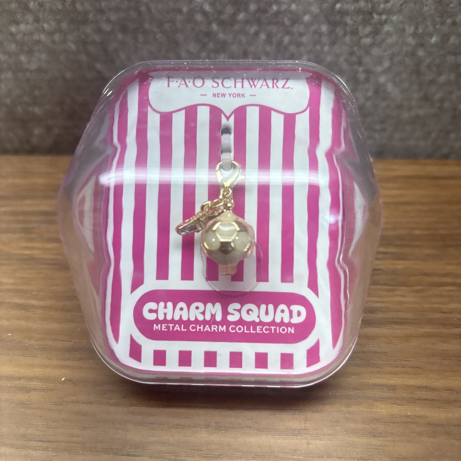FAO Schwarz Charm Squad Metal Charm Collection Claw Clasp French Fries | NIB