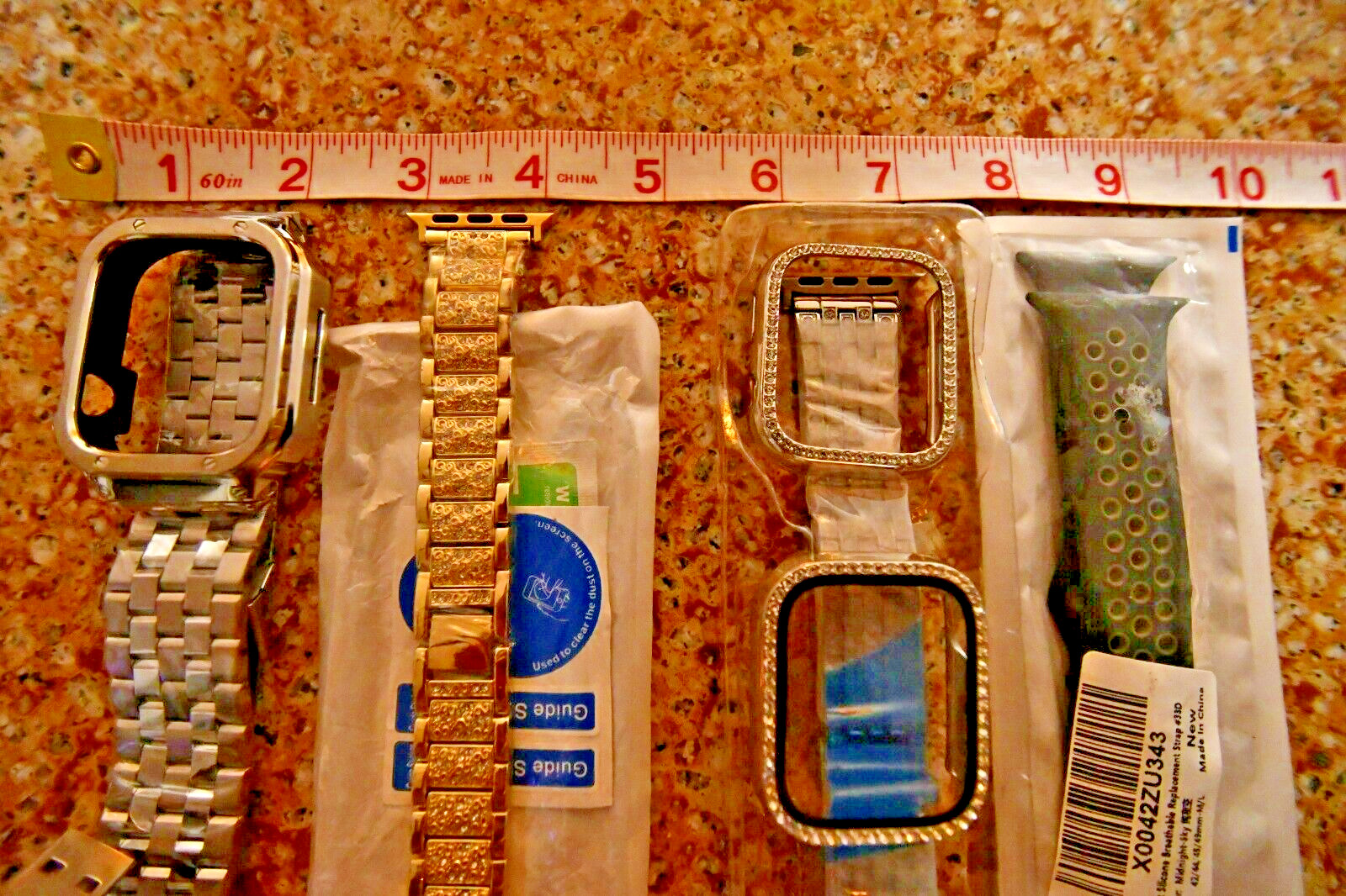 Multiple watch bands – set of 4