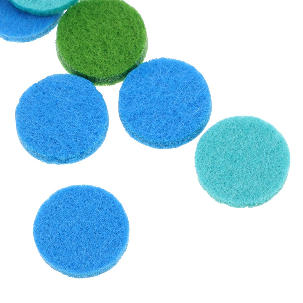 100Pcs Round Essential Oil Cotton Pads with Strong Absorption for Home Diffuser
