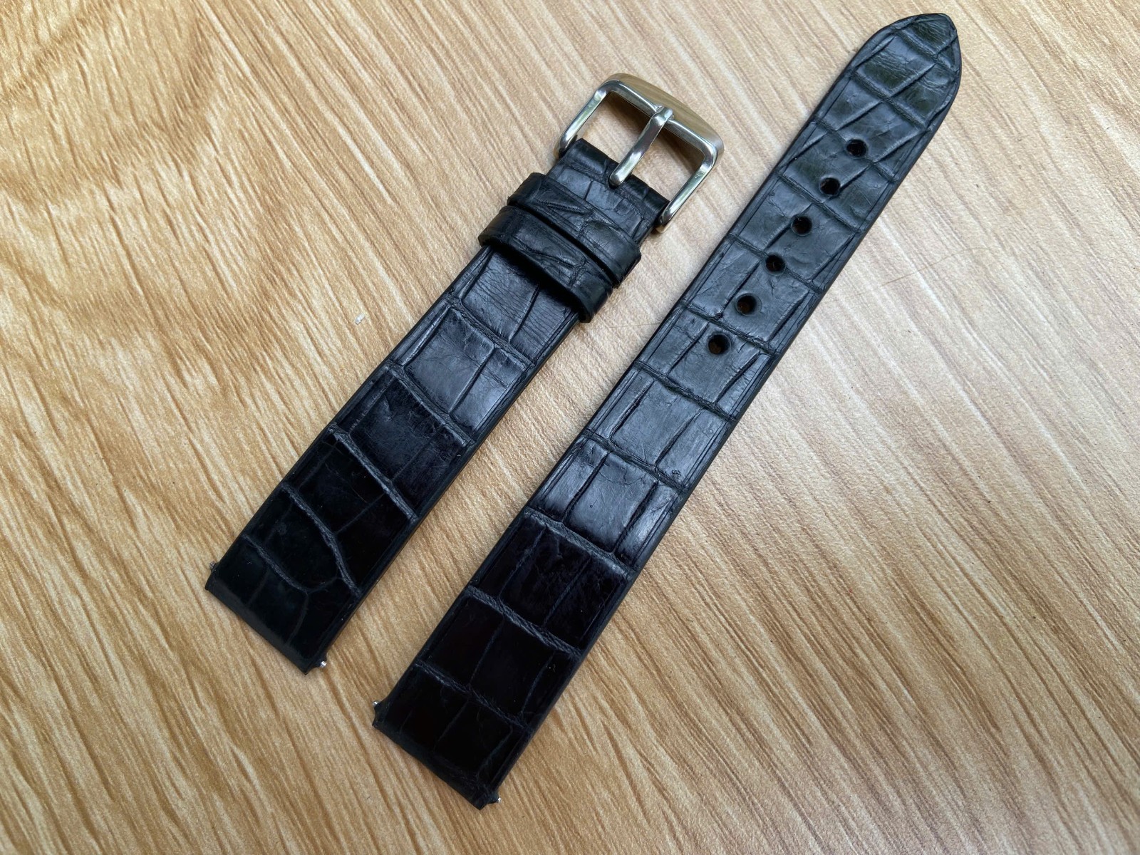 Real Black leather Watch Strap Band 14 16 17 18 19 20mm 21mm 22mm 23mm 24mm 26mm