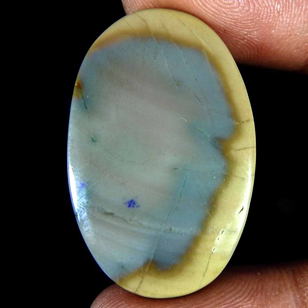 21.25 Ct Natural Imperial Jasper Oval Cabochon 32x21x3 Loose Gemstone
