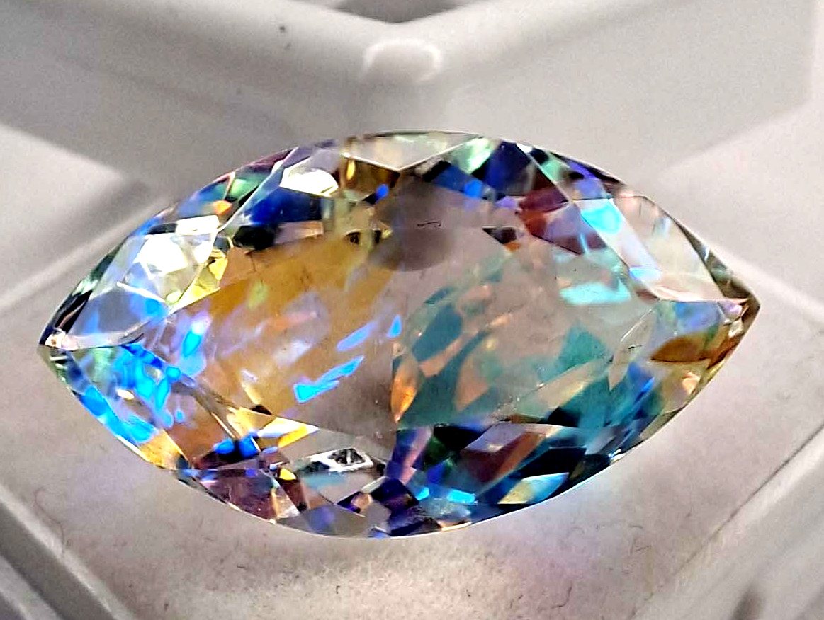 Marquise Cut Mystic Topaz 16-18 Ct Multicolour CERTIFIED Loose Gemstone RK912