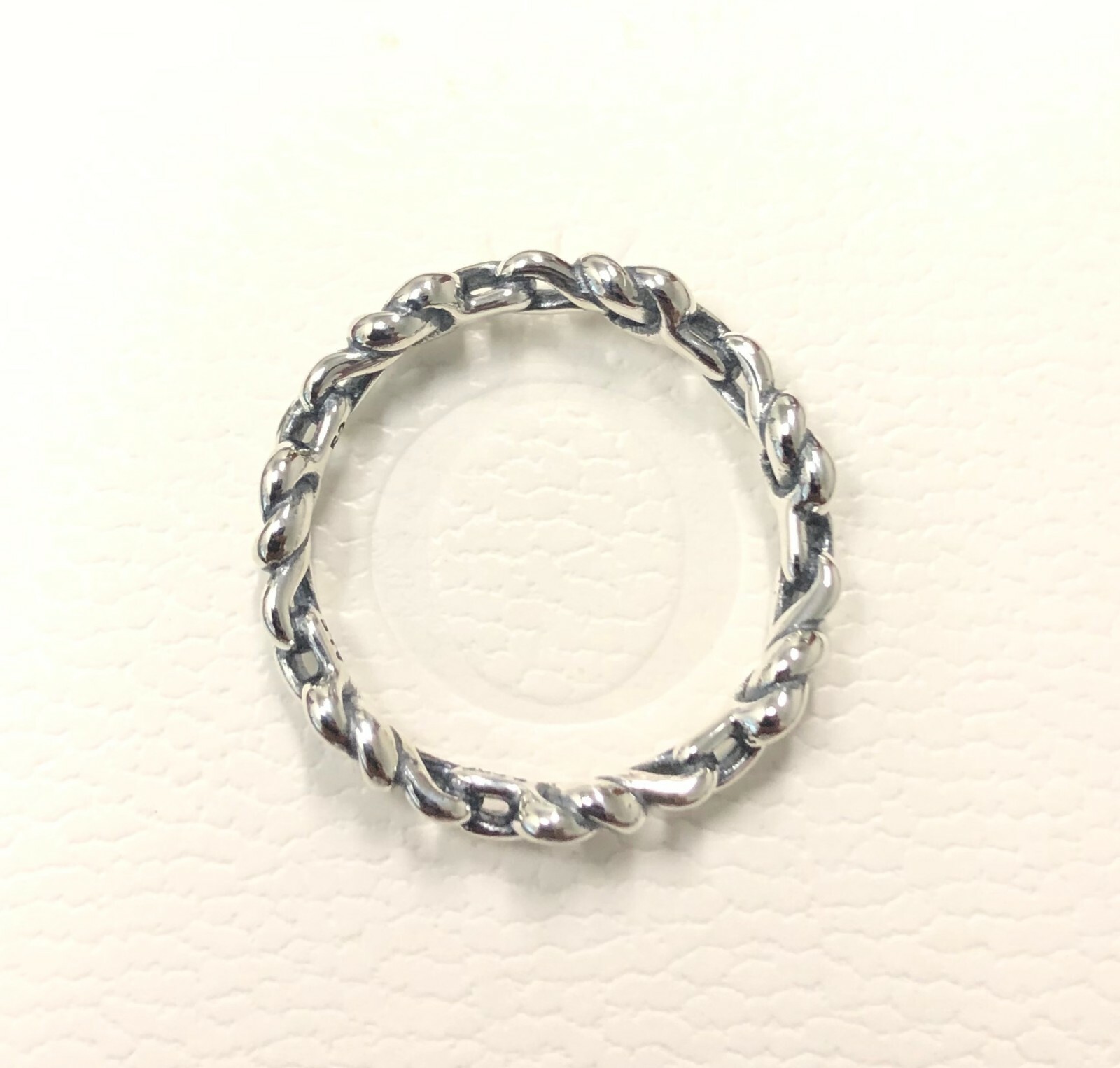 Pandora Knotted Hearts, Band Ring #198018 +GIFT BOX & POLISH CLOTH~Choose Size