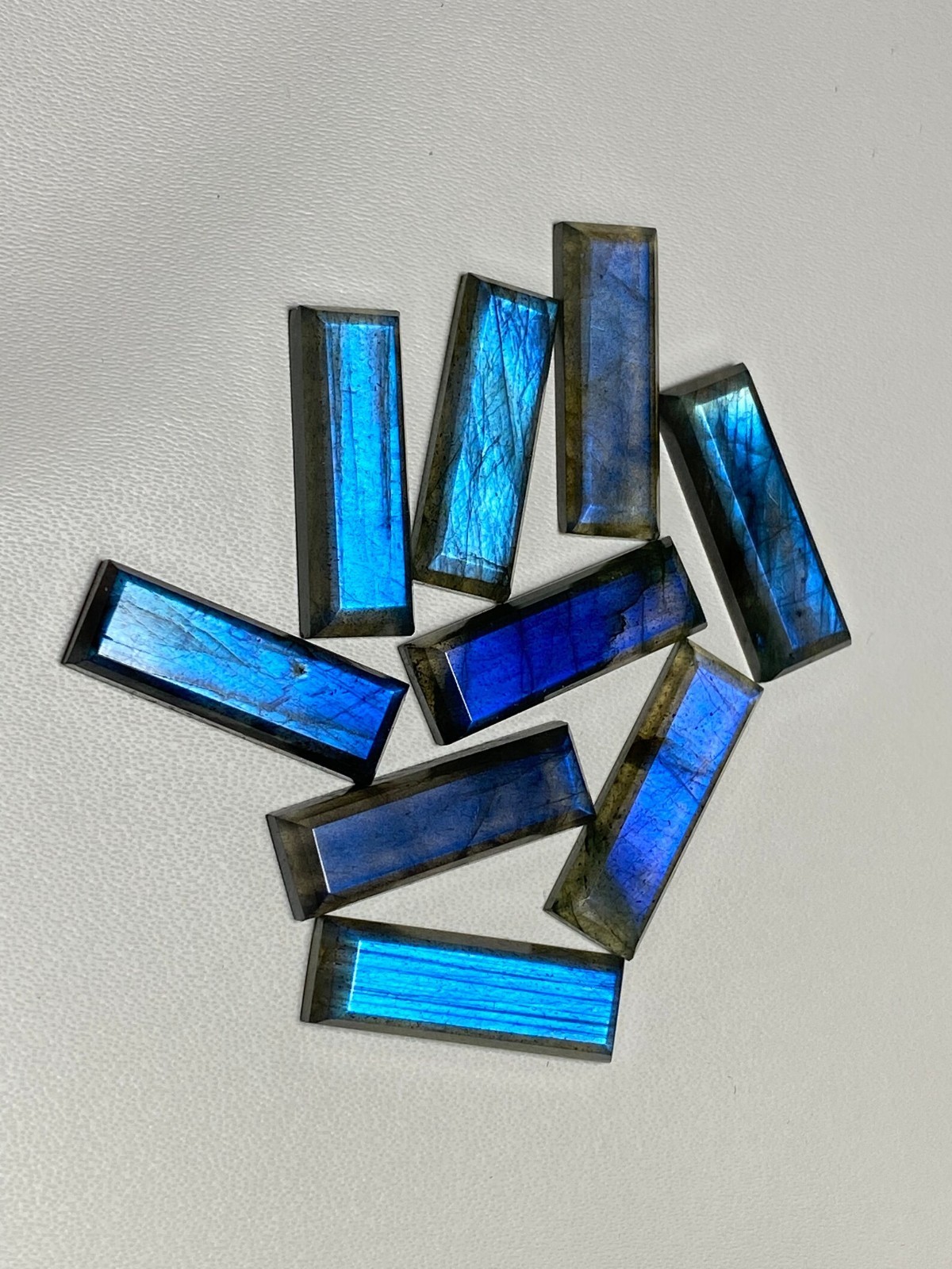 Natural Blue Labradorite Rectangle Step Cut 8x10mm to 12x16mm Loose Gemstone