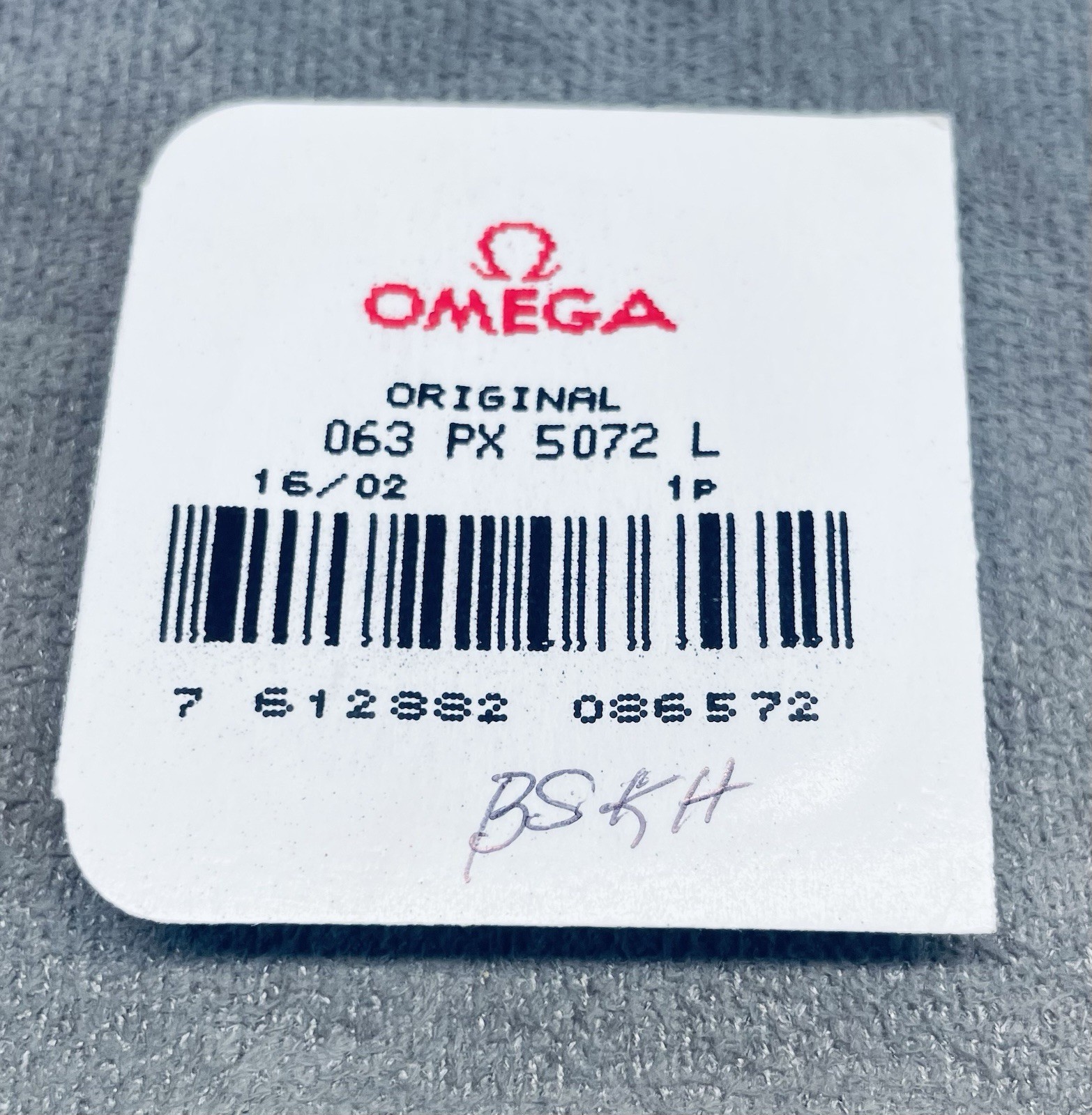 OMEGA Watch Crystal New Old Stock Factory Sealed Calendar Loupe 063 PX 5072 L