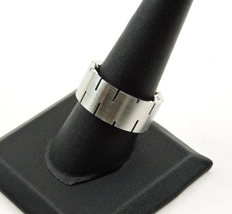 Stainless Steel Comfort Fit Wide Band Ring – Free Gift Packaging